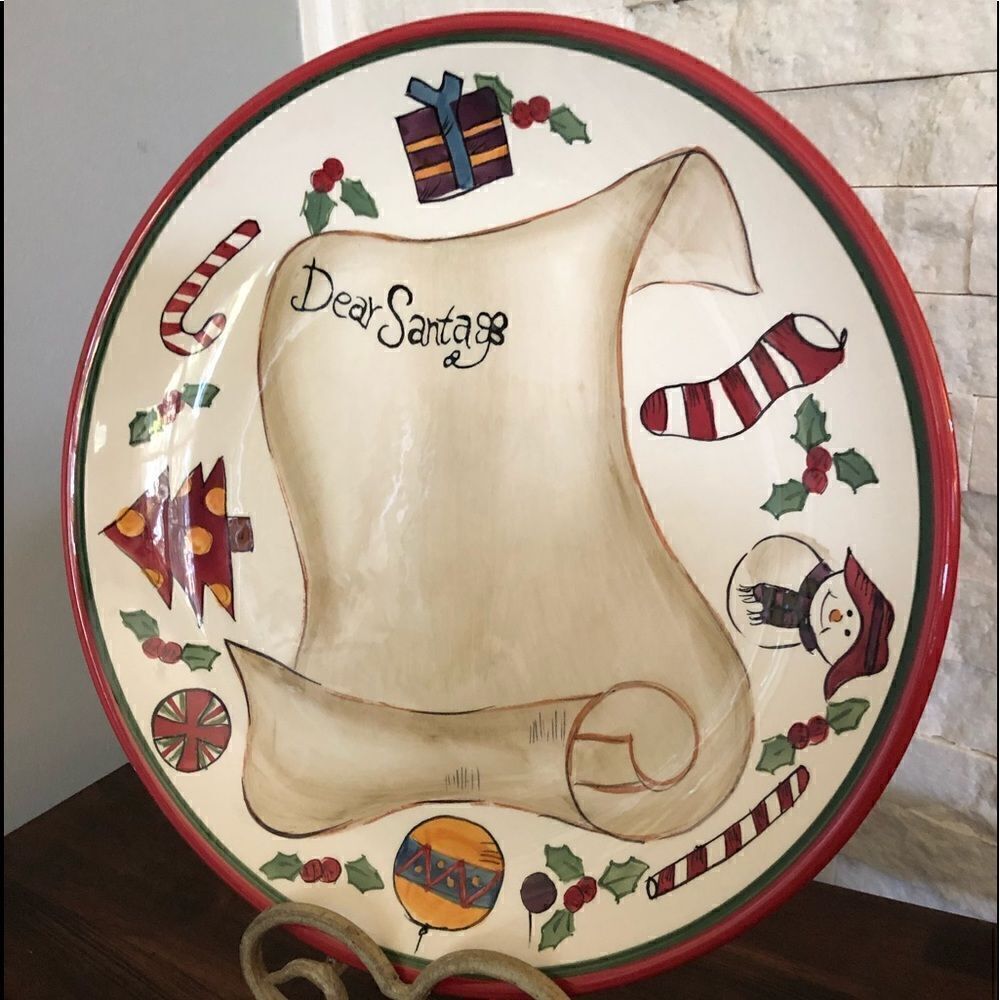 Dario Farrucci Designs Dear Santa Plate